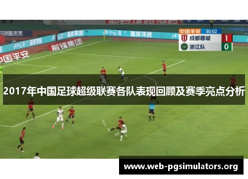2017年中国足球超级联赛各队表现回顾及赛季亮点分析