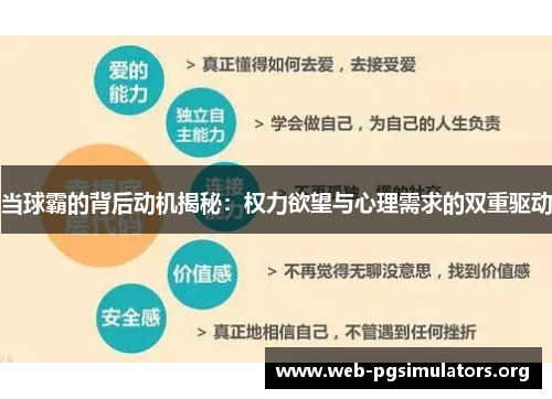当球霸的背后动机揭秘：权力欲望与心理需求的双重驱动